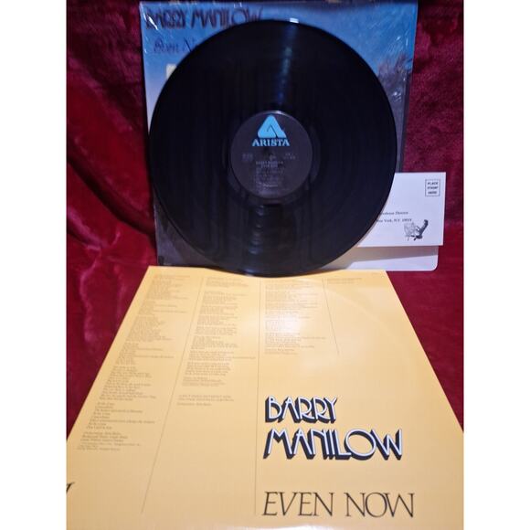 Barry Manilow – Even Now LP (1978 Arista AB 4164, VG+/EX, Shrink, Insert) - Picture 9 of 10